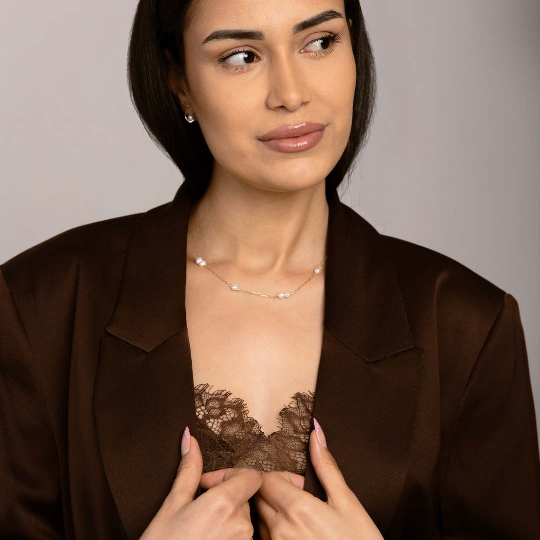 Pearl Station Necklace