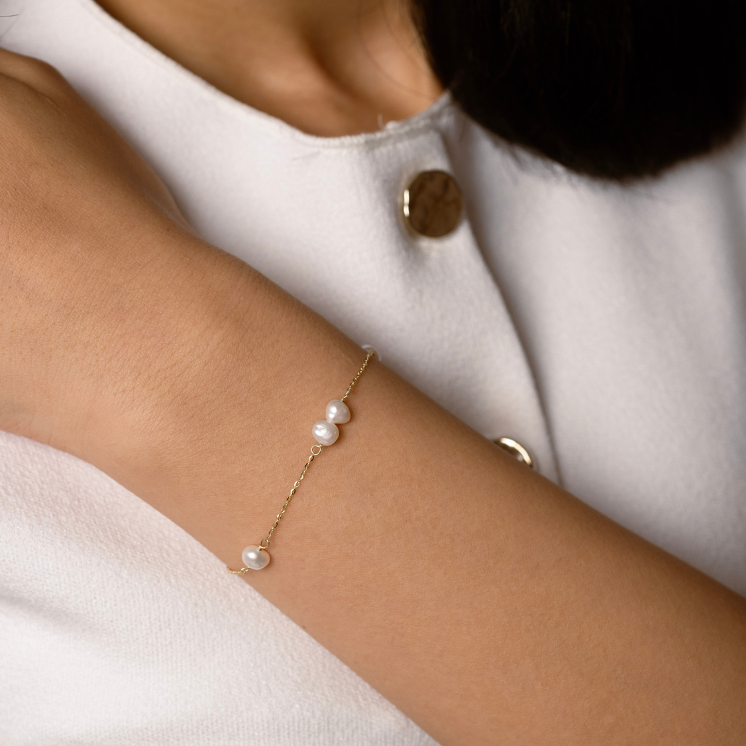 Pearl Station Bracelet