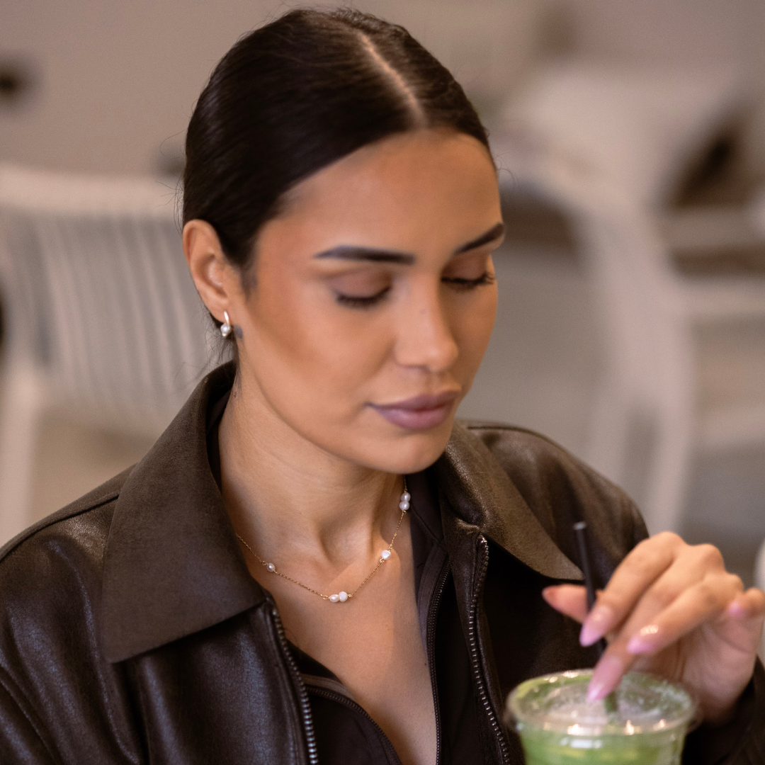 Pearl Station Necklace