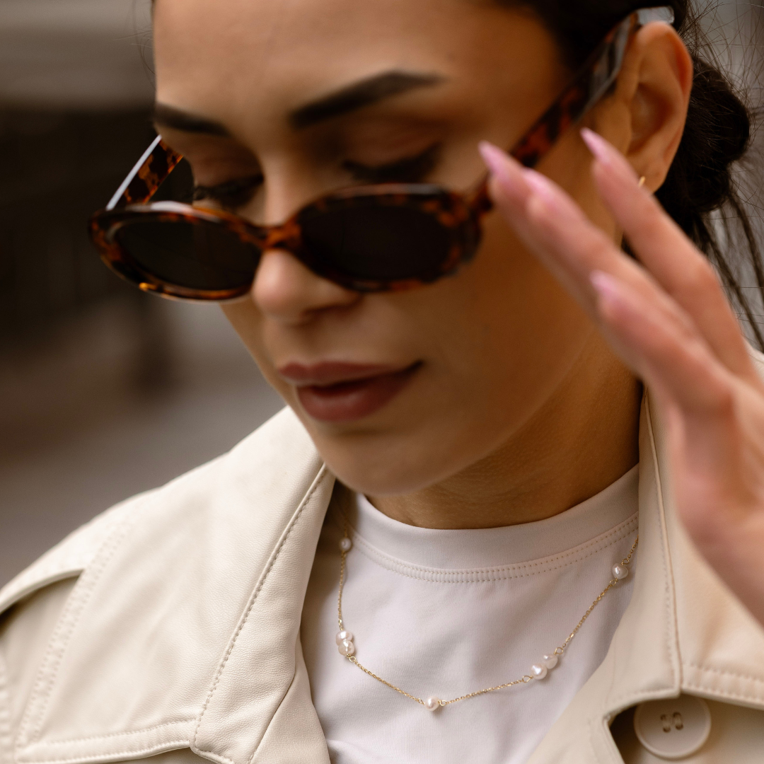 Pearl Station Necklace